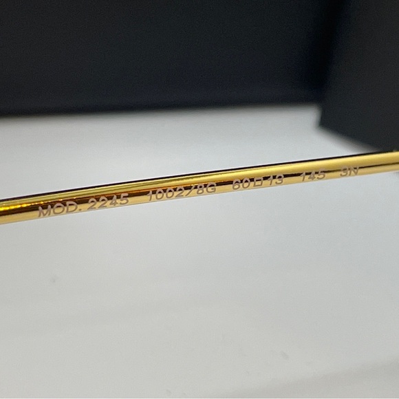 Versace Sunglasses VE2245 10028G 60mm Gold / Grey Gradient Lens Authentic & NWT - Picture 12 of 12